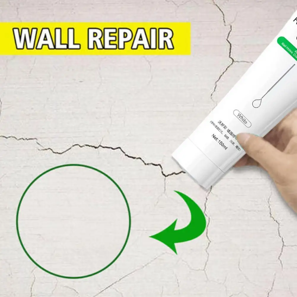 1/5PCS 150ml Wall Repair Agent Wall Repair Paste Crack Nail Cream Valid Mouldproof Quick-Drying Patch Restore Home Tool