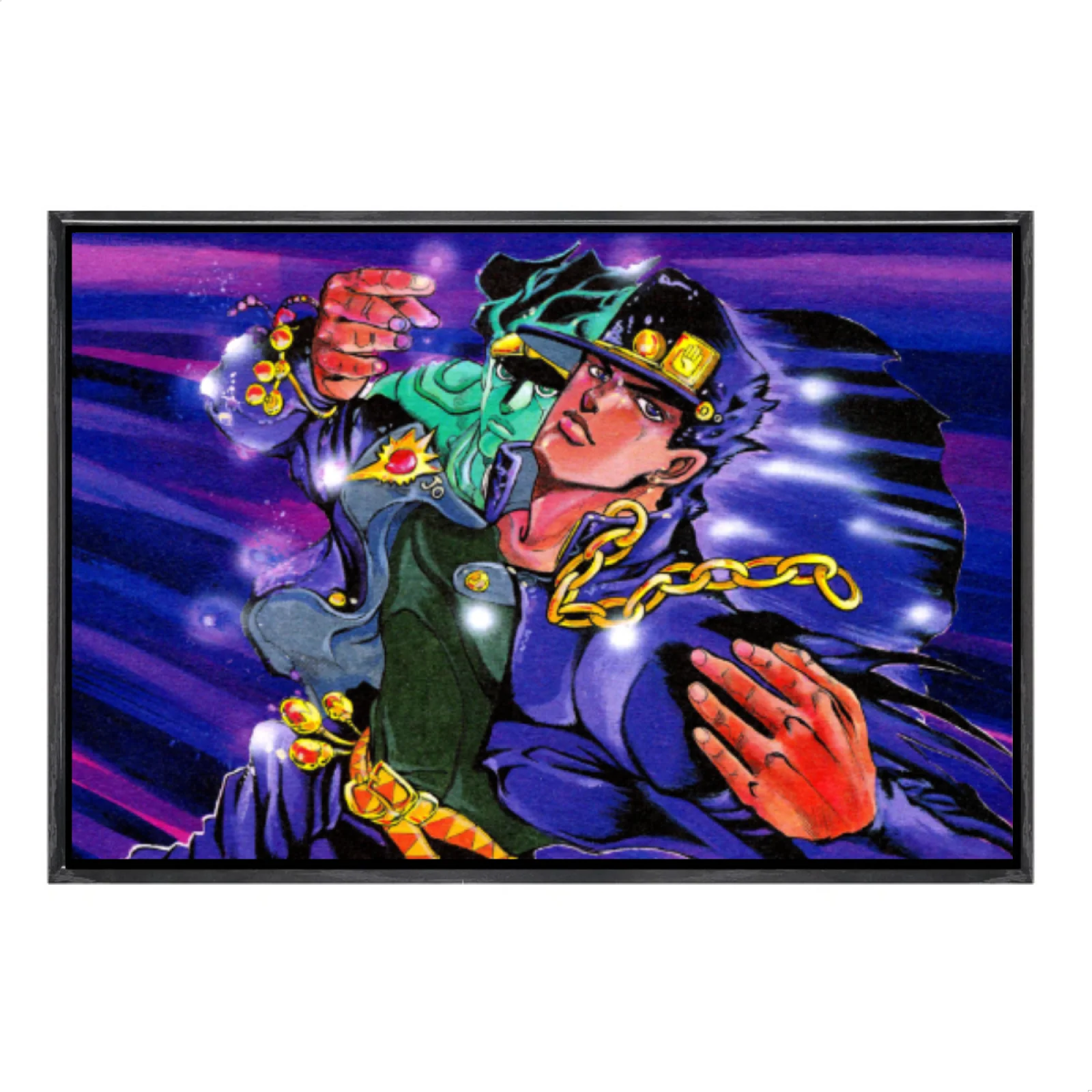 

Японская манга «Невероятные приключения Джоджо», многоразмерный холст, постер в двойной рамке, настенное искусство, домашний декор, домашний декор