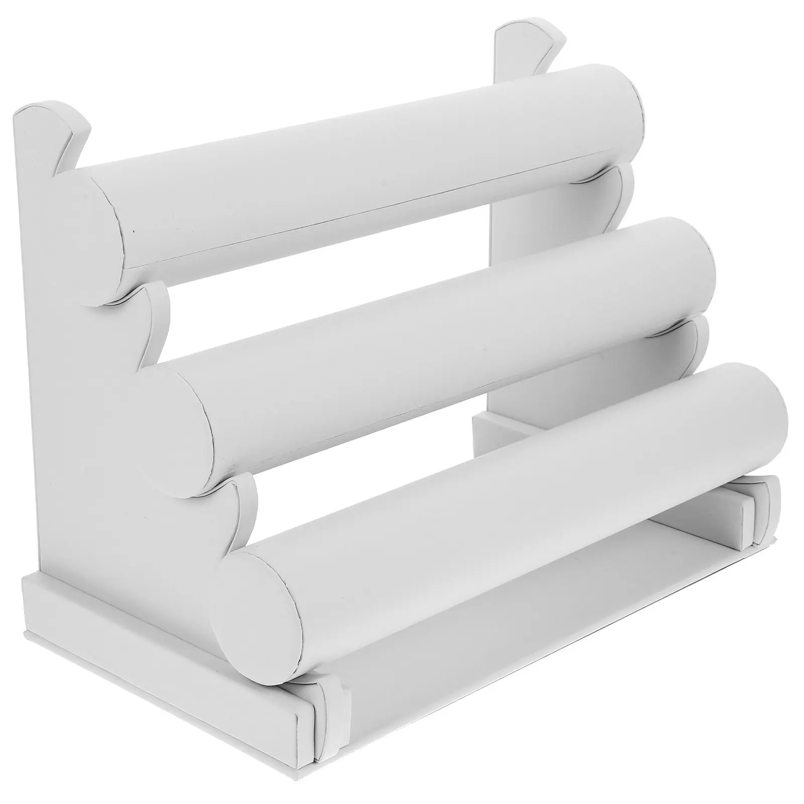 

Desktop 3-Tier Bracelet Stand Detachable Jewelry Display Rack Smooth Edges for Bracelets Watches Bangles Home Store Use