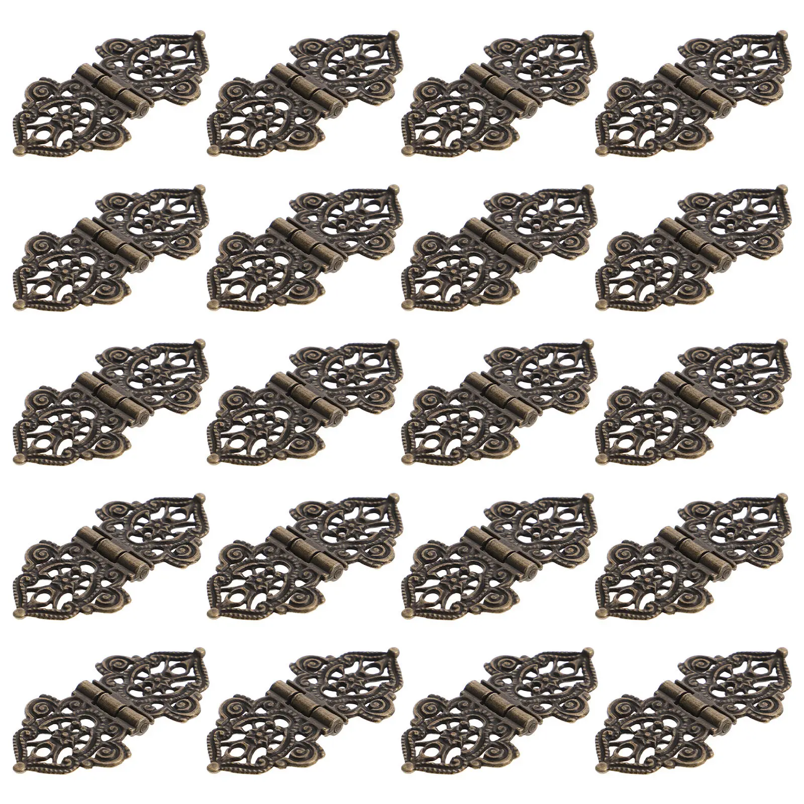 20pcs Vintage Bronze Hinges Fo - Vintage Furniture Hardware Replacement recension och pris