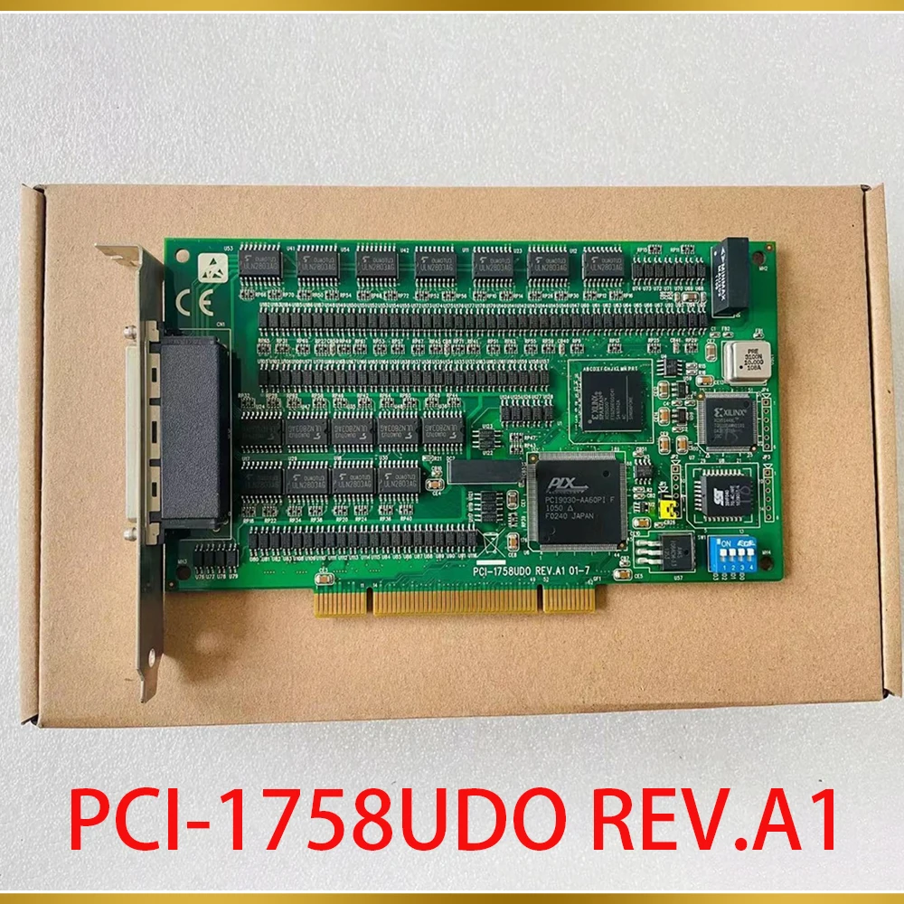 Data Capture Card For Advantech 128-Channel I/O IO Card PCI-1758UDO REV.A1