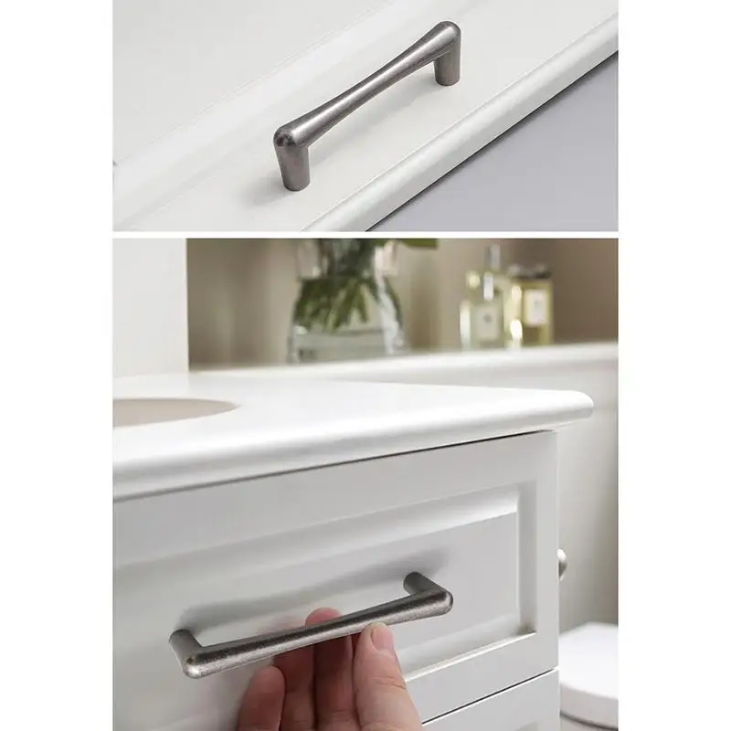 Antiker Bronze-Schubladengriff, Rostfreier Retro-Aluminiumgriff für Schrank, Kleiderschrank, Aufbewahrungstür, Schlafzimmermöbel-Upgrade – Detail 17