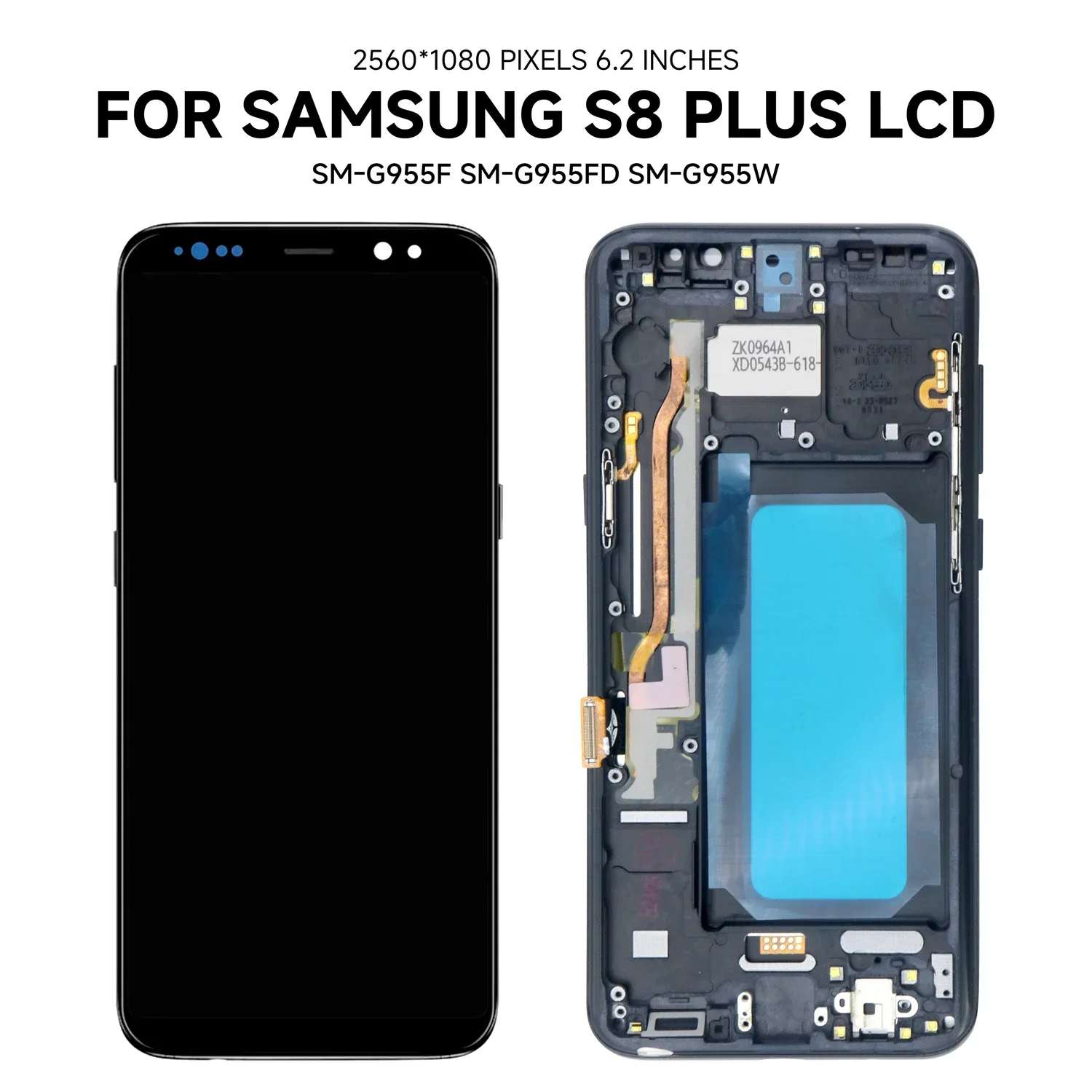 S8 Plus For Samsung 6.2\'\' TFT For S8+ G955W G955A G955 G955N G955F LCD Display Touch Screen Digitizer Assembly Replacement