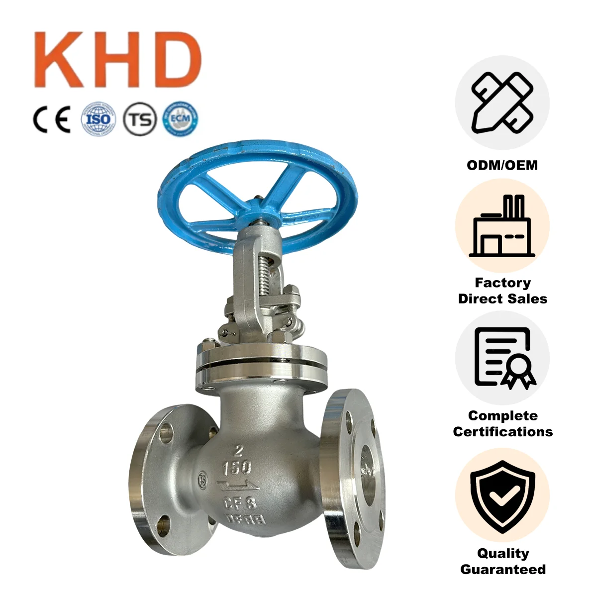 Fast Delivery 150lb Pressure Api Globe Valve 1 Inch Stop Structure Industrial Shutoff Valve for General Application