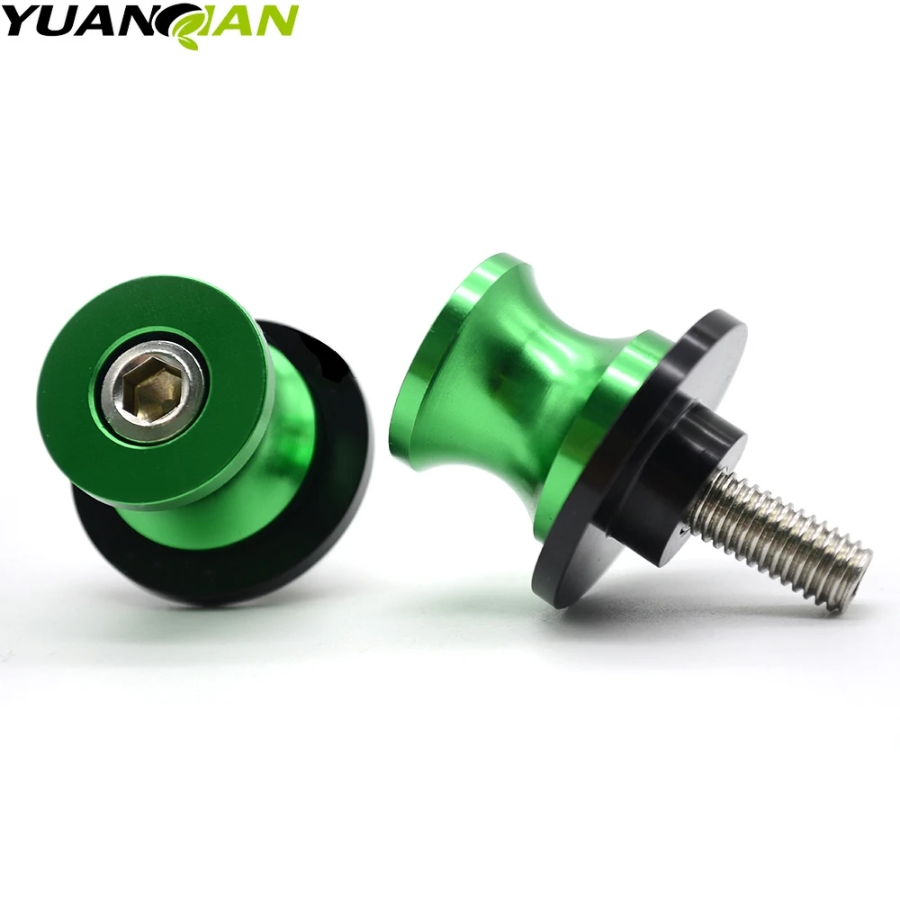 قطع غيار الدراجات النارية من الألومنيوم باستخدام الحاسب الآلي لـ Kawasaki Ninja 250R بكرات المتزلجون Swingarm لـ Kawasaki Ninja 250R 2008 2009 2010 2011 #5