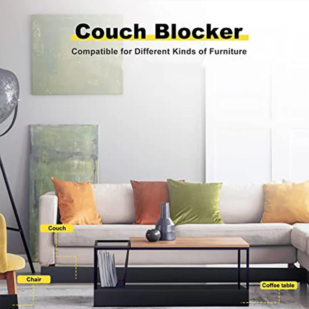 1Set Under Sofa Blocker Nylon Strap Couch Gap Blocker Sectional Connector Furniture Bumper Blockers for Under Couch