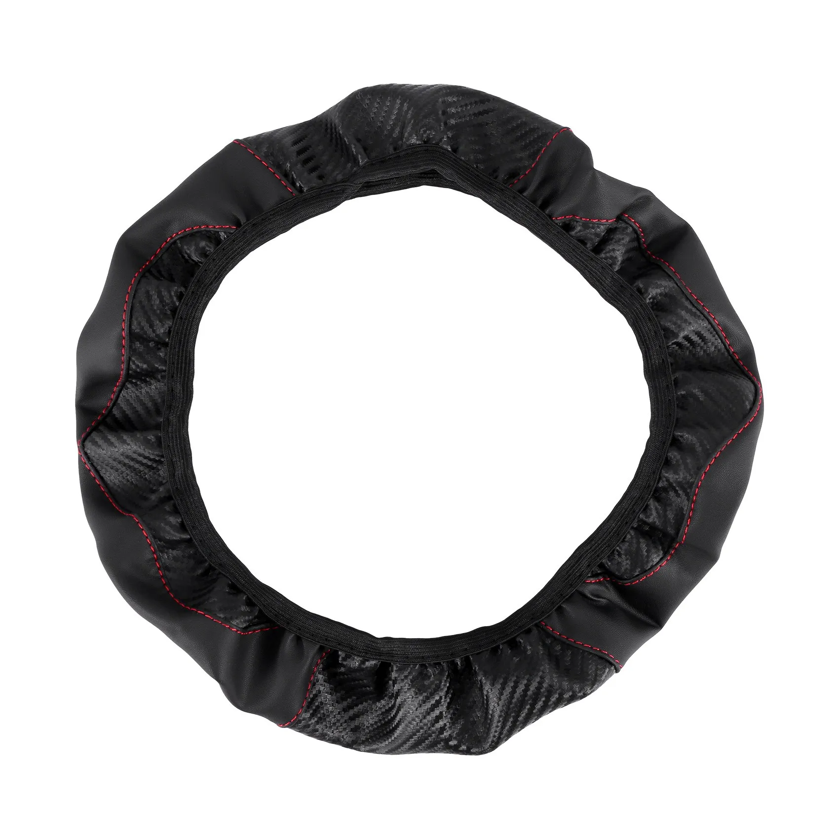 Car Steering Wheel Cover Breathable Non-Slip Steering Covers Internal Accessories Suitable for Car Decoration