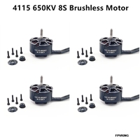 4PCS FPVKING 4115 X4115 650KV 8S Brushless Motor Compatible 13/15inch Propeller for FPV RC Racing Drone Parts