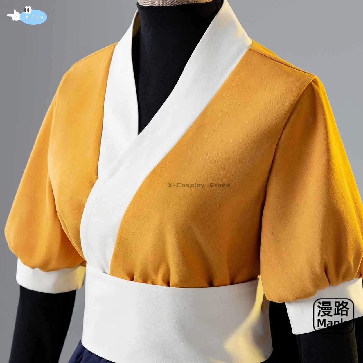 أنيمي Oshi No Ko تأثيري حلي ، شعر مستعار Arima Kana ، ملابس الساموراي ، الزي الأصفر ، السراويل ، مجموعة ربطة العنق ، الموسم 2