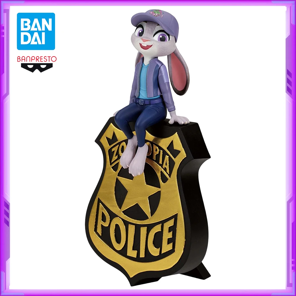

Original BANDAI Banpresto Zootopia Judy Hopps PVC Anime Figures Action Figure Model Toys