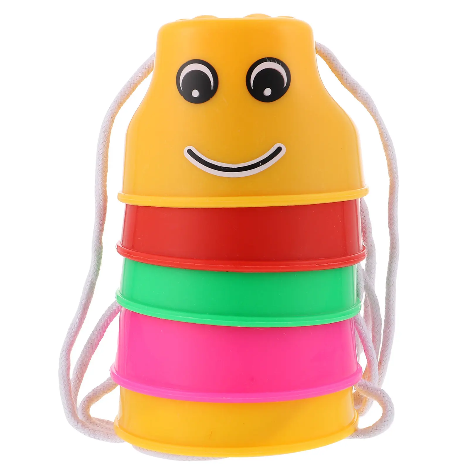 

5Pcs High Stilts Plastic Pail Style Rope Walking Coordination Sports Training Outdoor Children Stilt Plaything