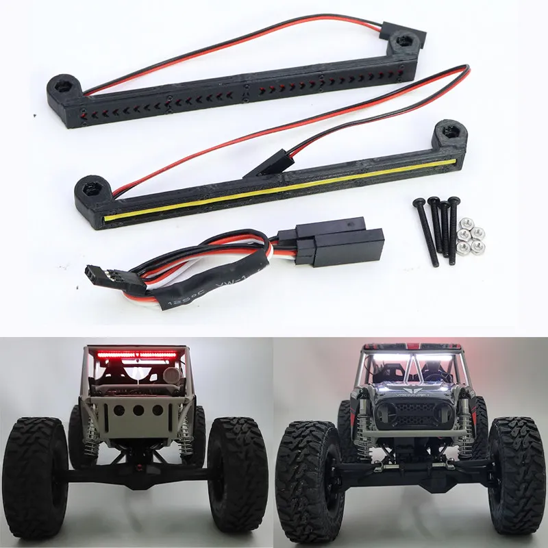 Vanquish H10 Led Light Bar Plastic Front Rear Spotlight Ceiling Lamp For 1 10 Rc Crawler Car Upgrade Accessory For H10 Optic