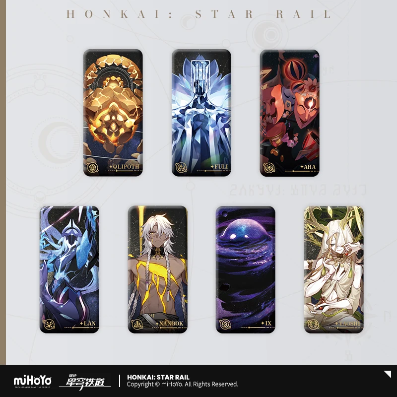 Original Honkai Star Rail Fables Abour The Stars Square Badge Nanook IX Lan in Stock