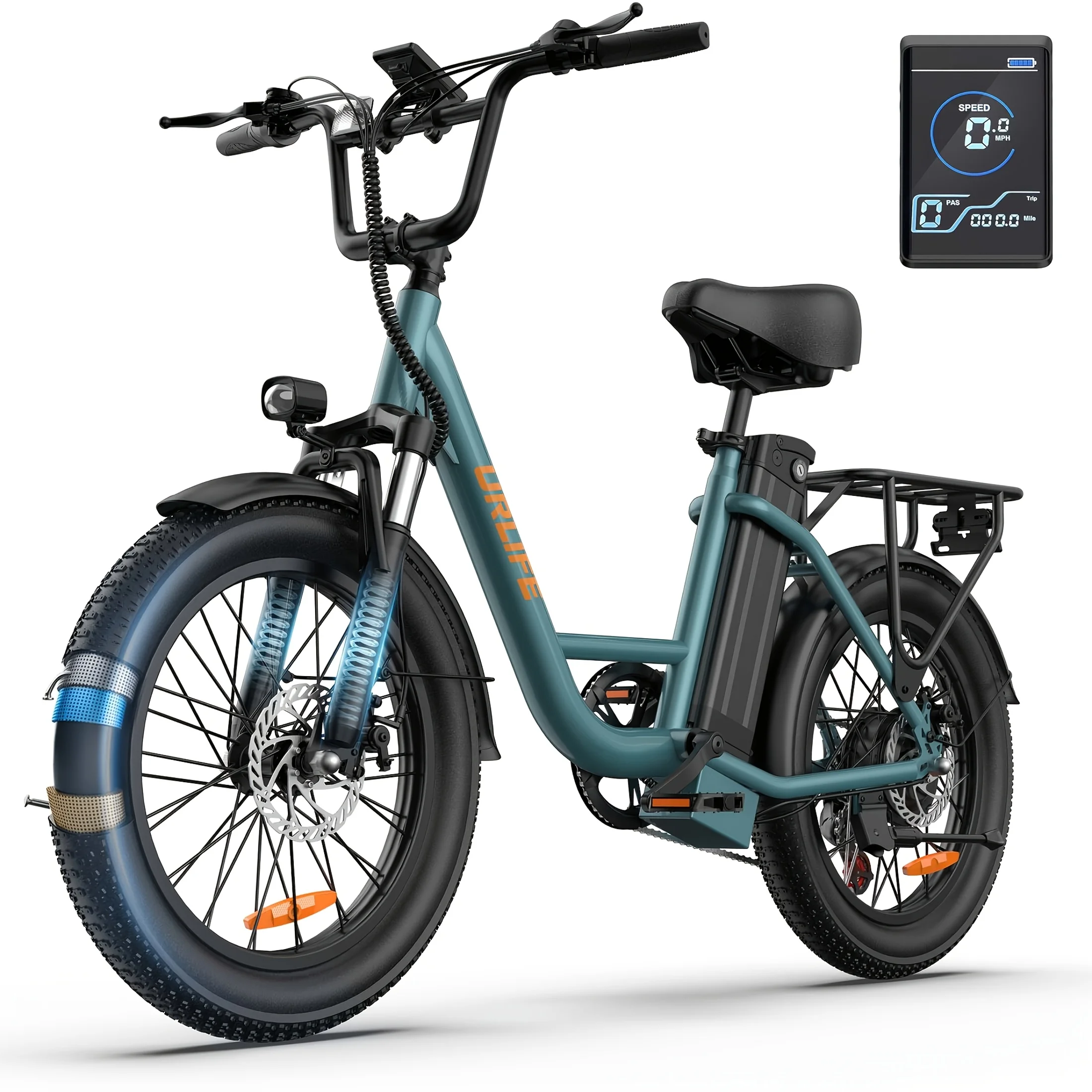 rad folding electric bicycle Power Bikes RadRunner 2 Rad Power Bikes RadExpand 5 Electric Folding Bike in Black Smile.jpg?v=1646693773
