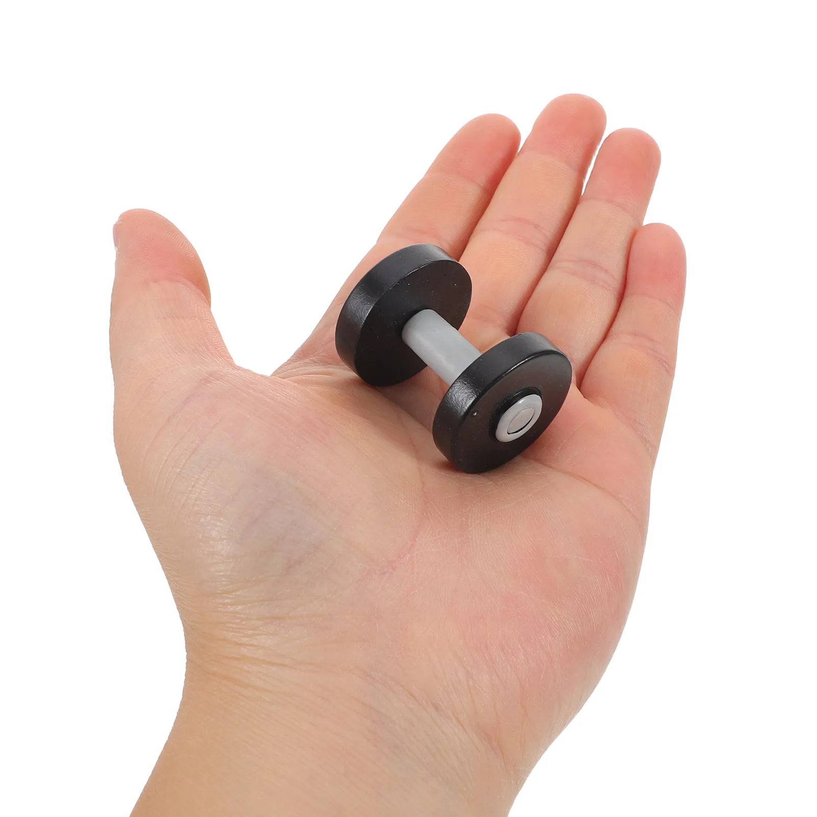 

4pcs Miniature Dumbbells Set Realistic For Dollhouse Gym Decor Mini Sports Dumbbell Micro Landscaping Accessories