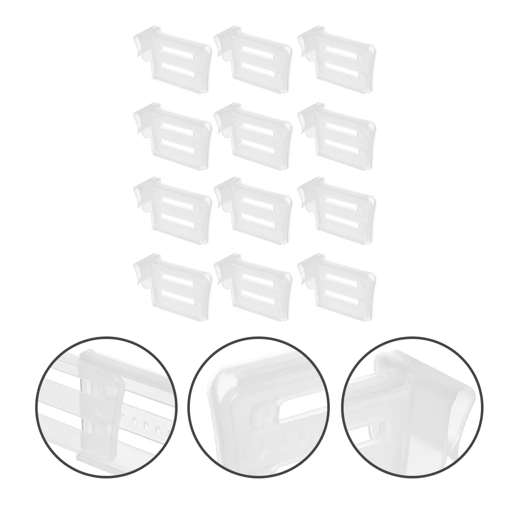 12 Pcs Garbage Bin Seasoning Divider Refrigerator Space Partition Drawer Dispenser Side Door Transparent Fridge