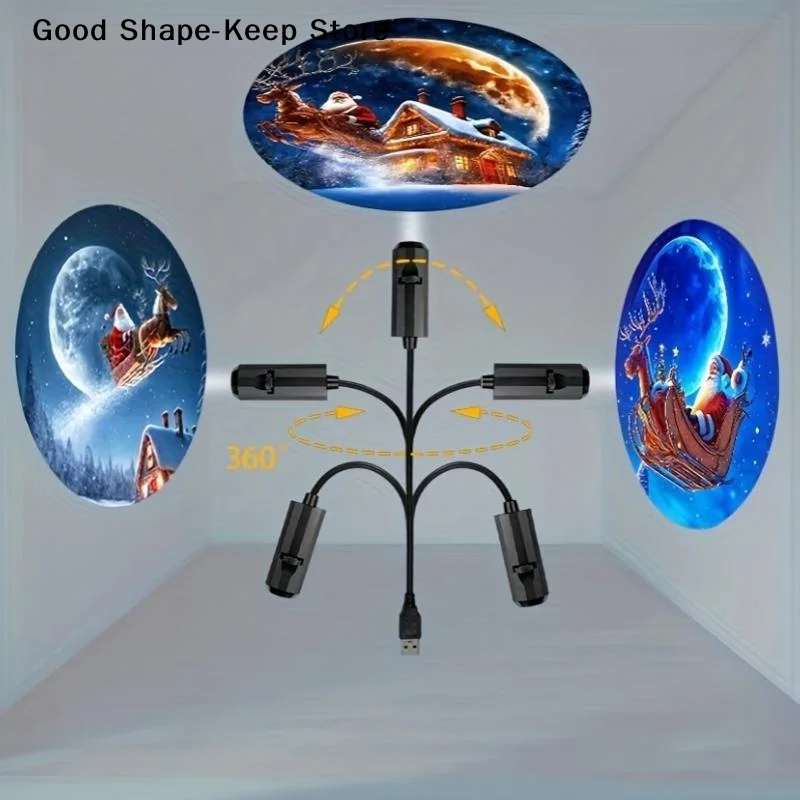 dailyProjector Light 1 Set Multiple Rotatable Projection Effects for Bedroom Valentine's Day Theme DecorDaily products