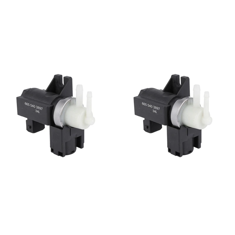 2PCS Turbocharged Solenoid Valve Vacuum Modulator For Ssangyong Rexton/Kyron/Actyon/Rodius Diesel 6655403897 6655403797 Parts