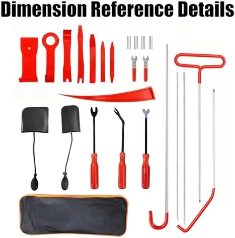 22PC Stainless Steel Portable Repair Tool Set - 68 Inch Pin Puller