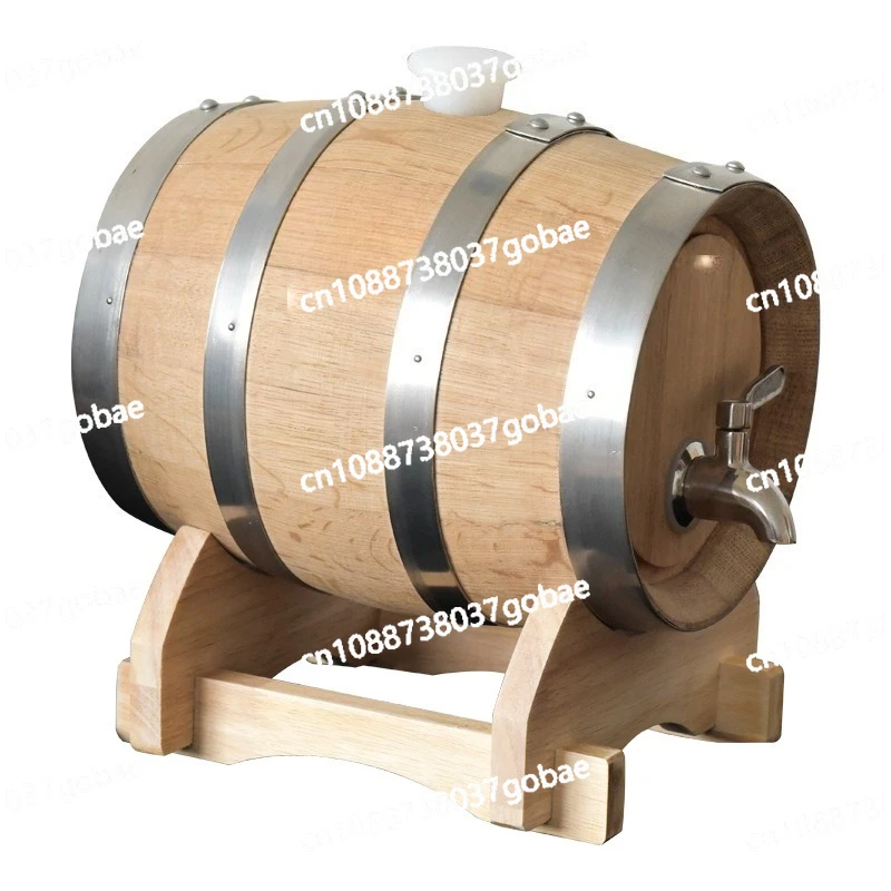 Oak barrels Small household wine storage barrels with faucets Storage of red wine brandy