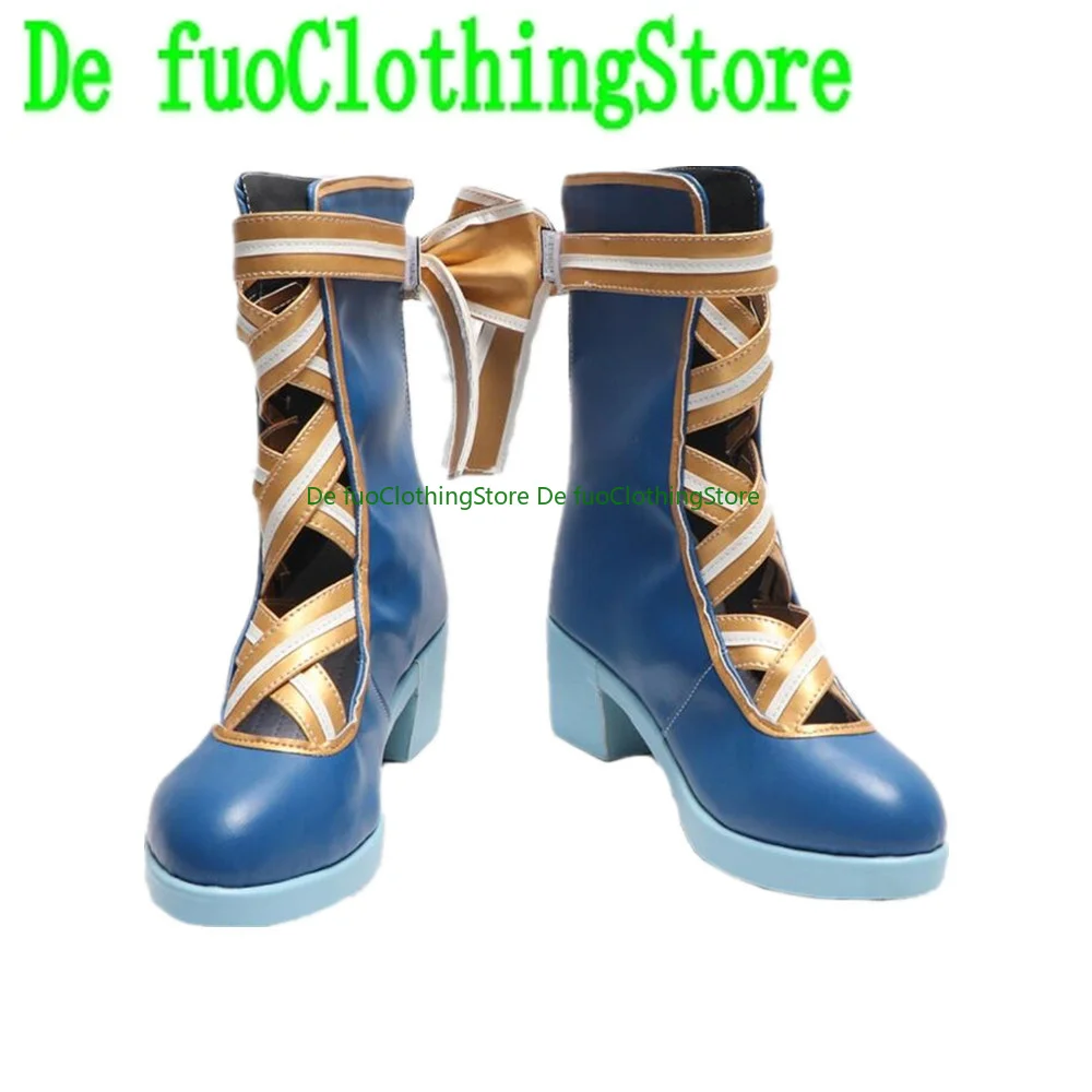 DefuoClothing StoreHimemiya Tori Ensemble Stars Cosplay Shoes  GameAnime Game Role-playing Halloween Party Props Shoes Boots