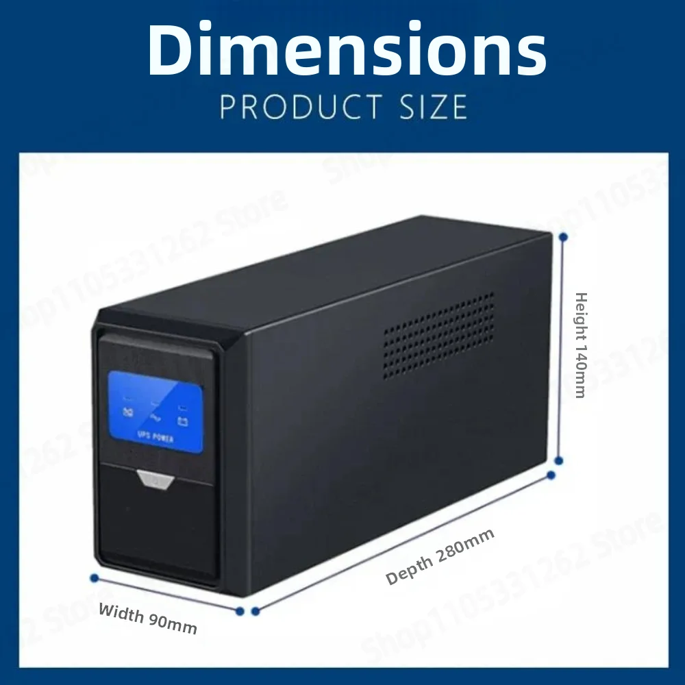 UPS Uninterruptible Power Supply 500VA 300W Small Home 220V Router Optical Modem Power Outage Emergency Backup Battery