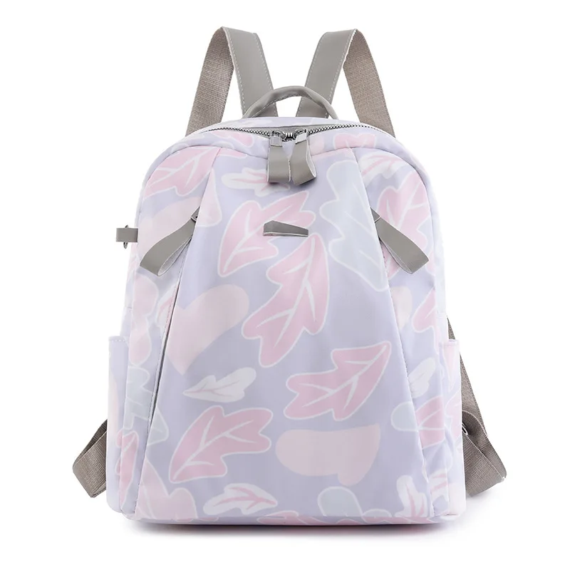 Backpack New Computer Small Backpack Oxford Cloth Women's Bag Casual Large Capacity Outdoor Backpack Multi functional Women's Ba