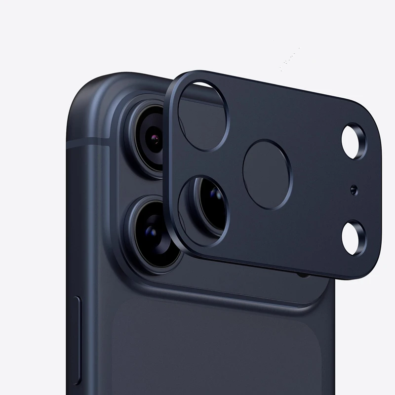 Aluminiowa osłona obiektywu tylnego aparatu do iPhone'a 17 Pro Max 17 Air 17 Pro, folia ochronna na obiektyw, pierścień ochronny na obiektyw.