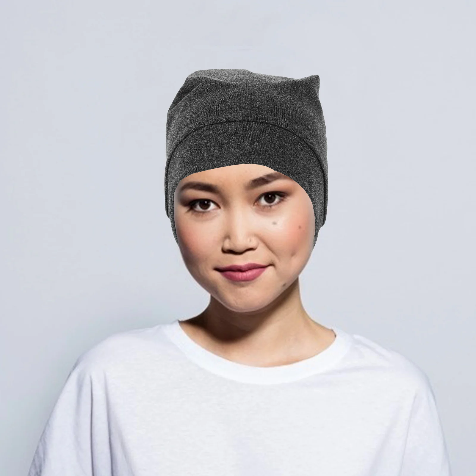 

Cotton Sleep Cap For Adults Soft Breathable Hair Bonnet For Sleeping Men Women Warm Beanie Hat Night Wear Head Cover