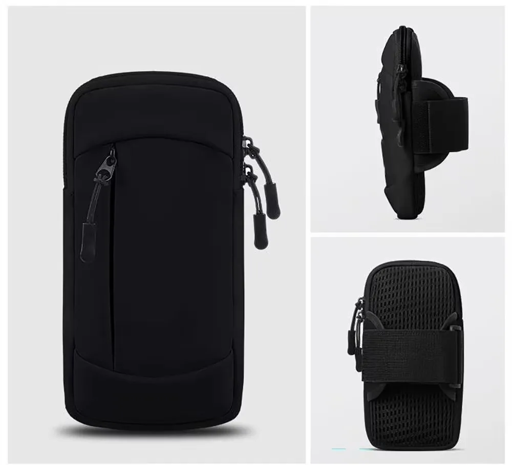 Running Armband Bag Phone Case Universal Sports Armband Arm Pouch Phone Holder Mobile Waterproof Wrist Band