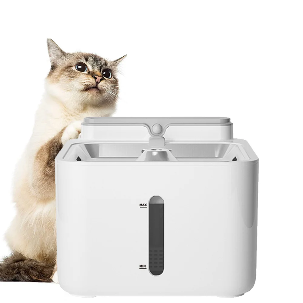 

3L Automatic Fountain 5200mA Electronic Pet Distributor Stainless Steel Smart Product