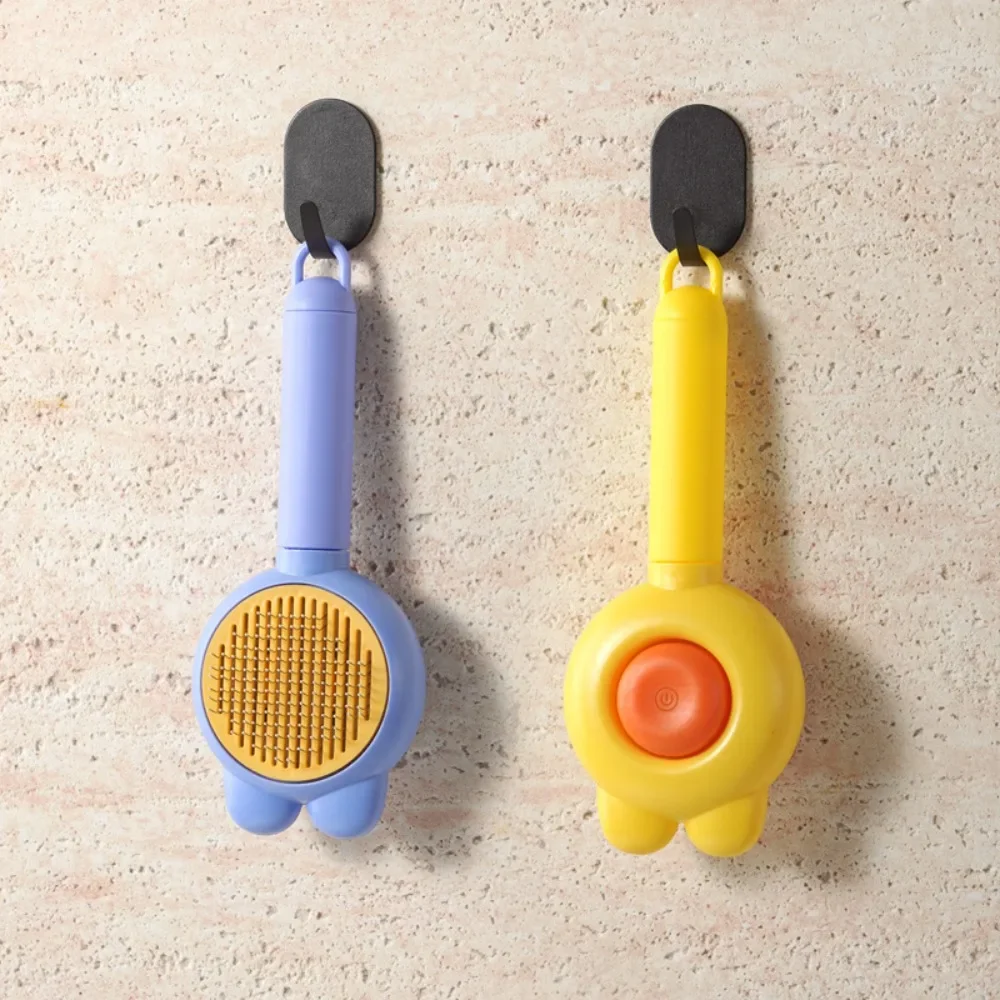 1Pcs Pet Hair Removal Comb Dog Slicker Brush Cat Comb Self Cleaning Brush Grooming Tools Pets Accessories