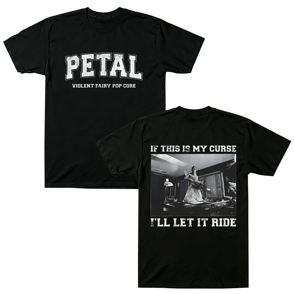 Camiseta Petal Core, merchandising del álbum de Ariana Grande, camiseta de verano de alta calidad de algodón, cómoda, de manga corta, para mujeres y hombres.