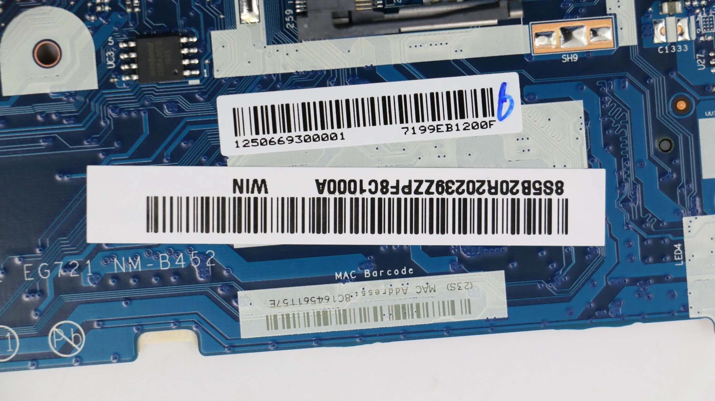 Lot NM-B452 FRU 5B20N86526 CPU I57200UH L80X L242 2G 4G SGT RFP  Model Number compatible ideapad 320-17IKB computer motherboard