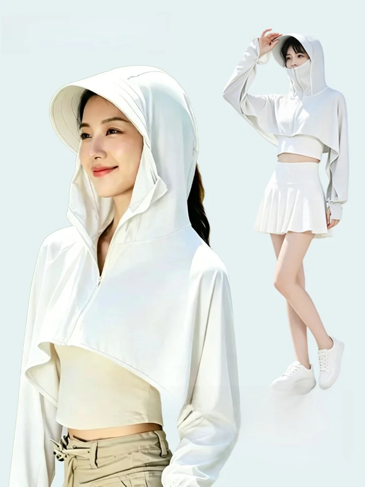 2026-new-women's-sun-protection-clothing-summer-uv-protection-sleeve-covers-integrated-pashmina-cloak-driving-cycling