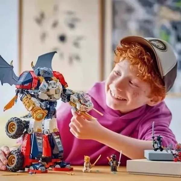 The Phantom Ninja series, high-tech modular mecha assembly building blocks