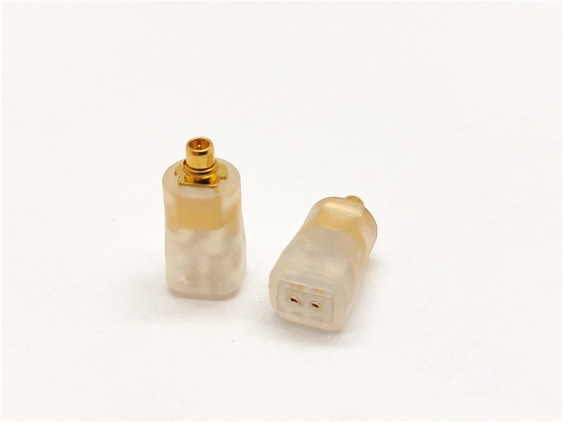 1 pair 2pin 0.78mm to MMCX adapter mmcx to 0.78mm 2 pin interface conversion connector for iem earphone cable wire