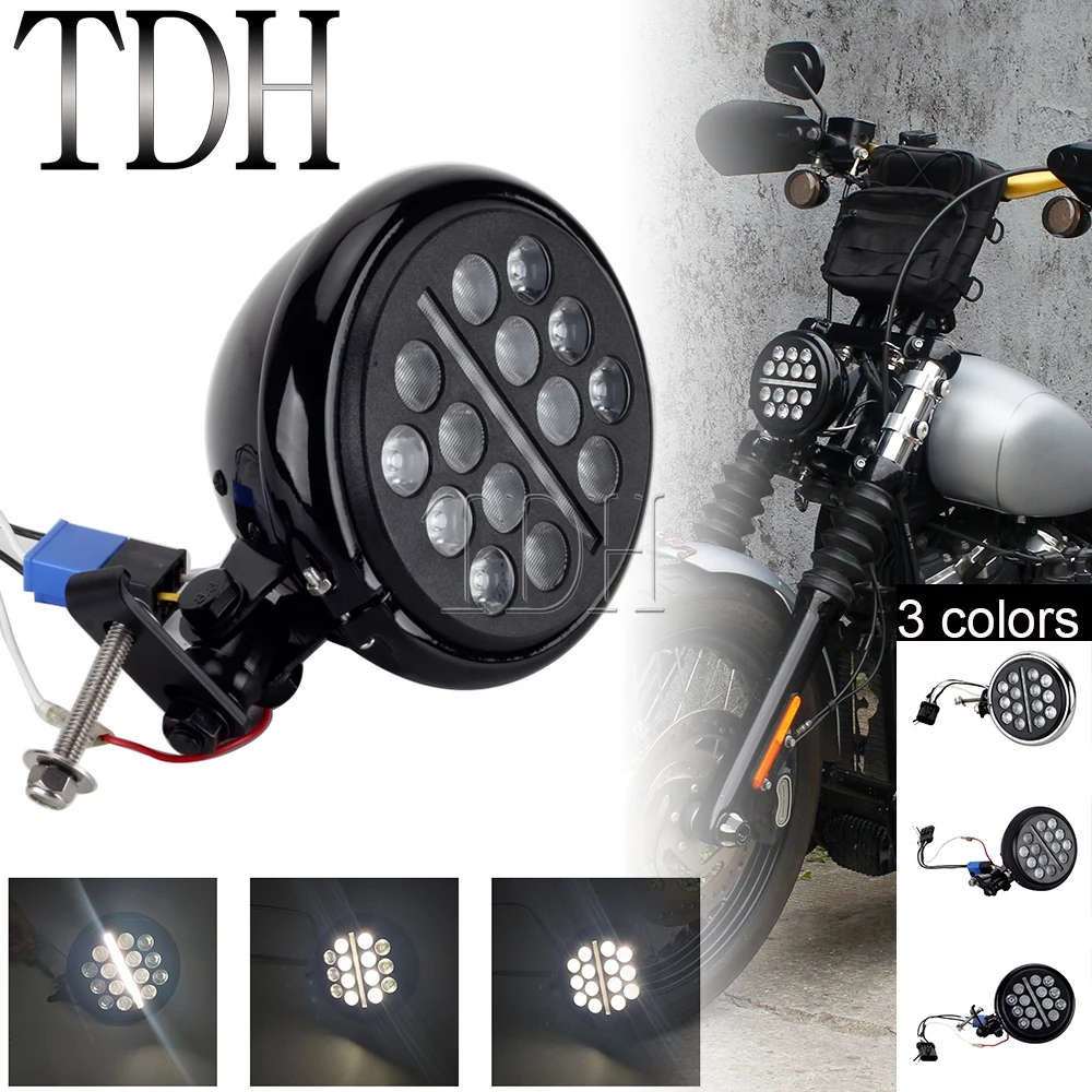 

5.75" LED Headlamp Hi/Lo Beam W/ Headlight Housing For Harley Softail Street Bob Low Rider Standard FXBB FXLR FXST 18-22