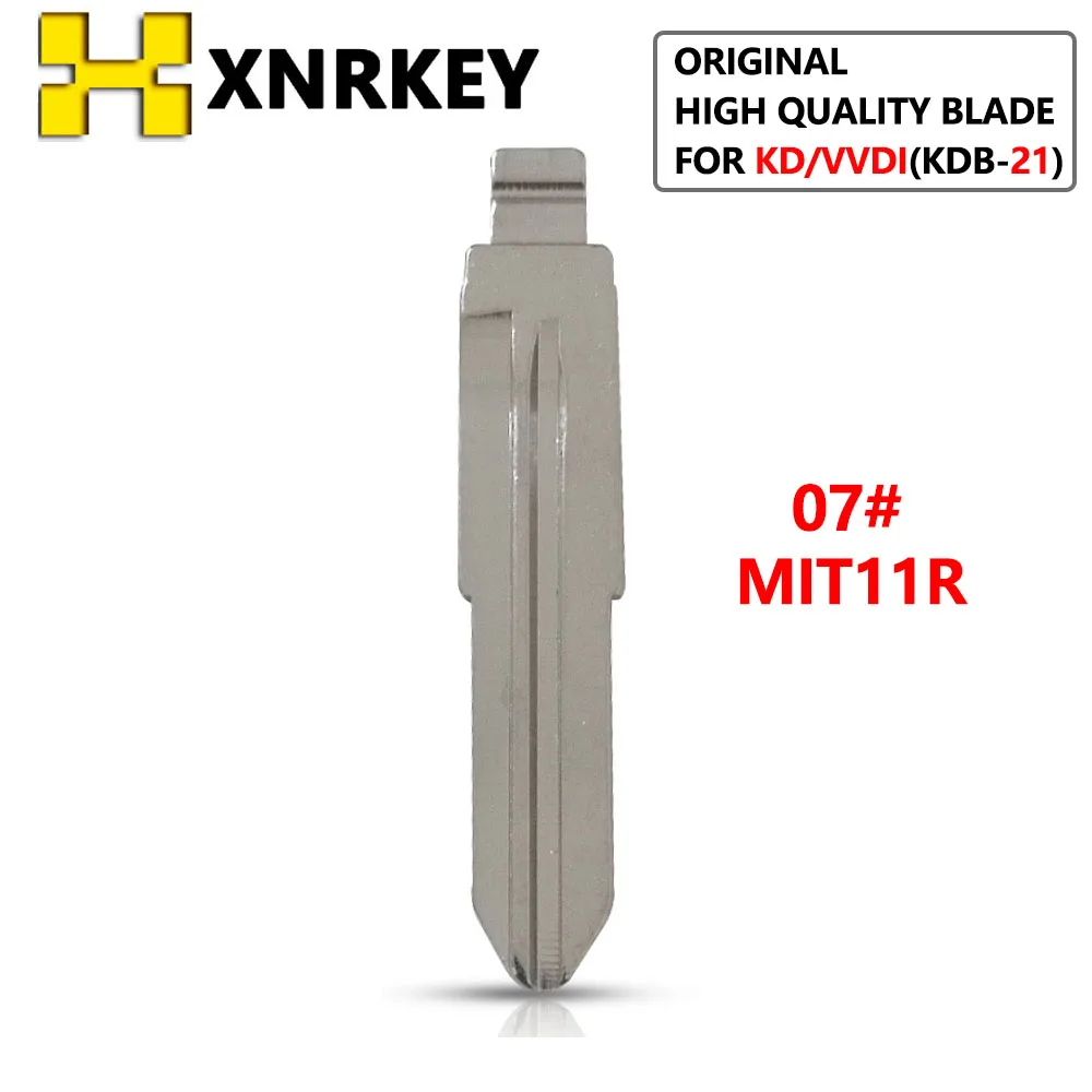 

XNRKEY KDB-21 #07 MIT11 Metal Blank Uncut Blade Original High Quality Blade for KD/VVDI Remote Key