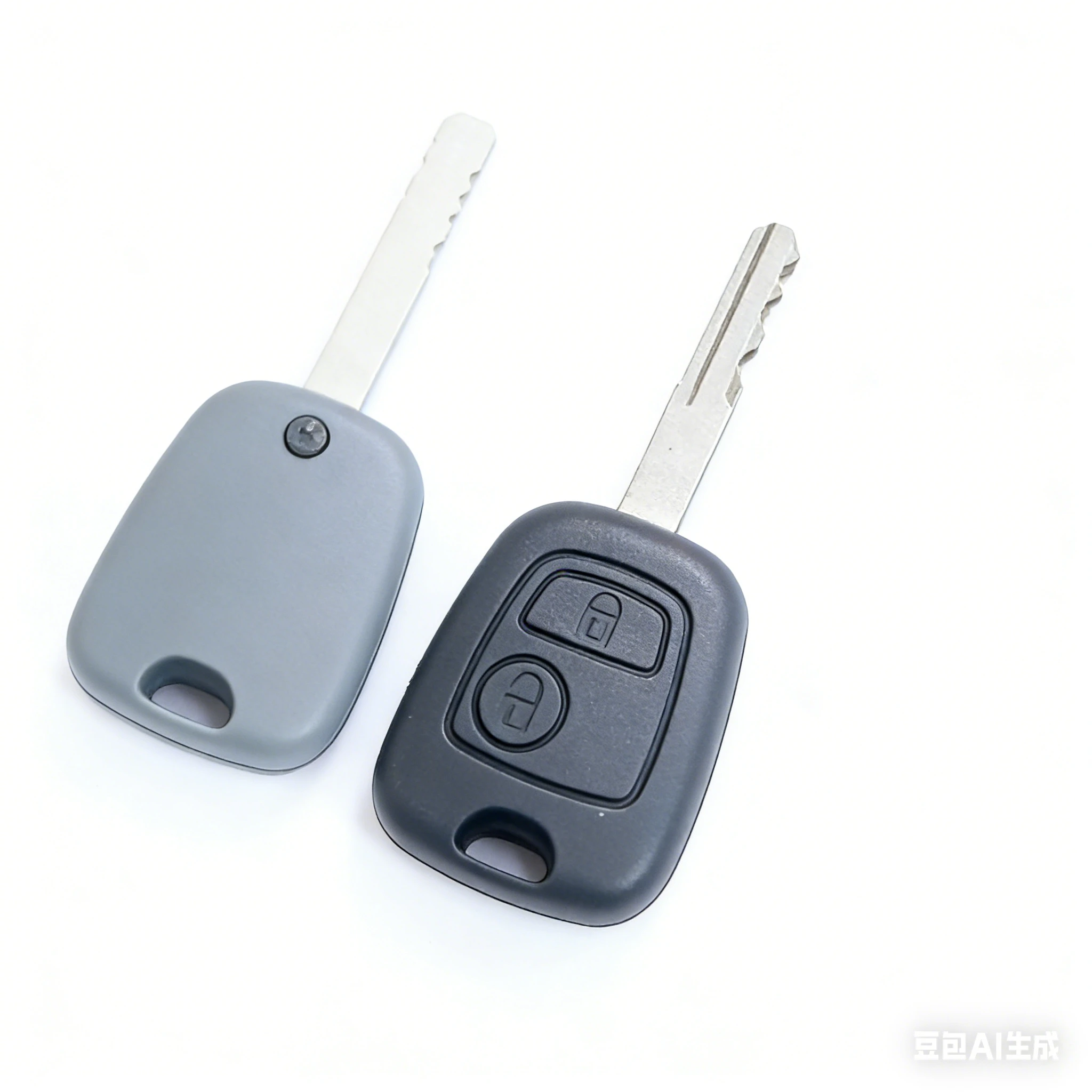 

2 Buttons Straight Remote Car Key Fob 433MHz ID46 Chip For Peugeot 307 Keyless Entry Control Replacement Key No Accessories