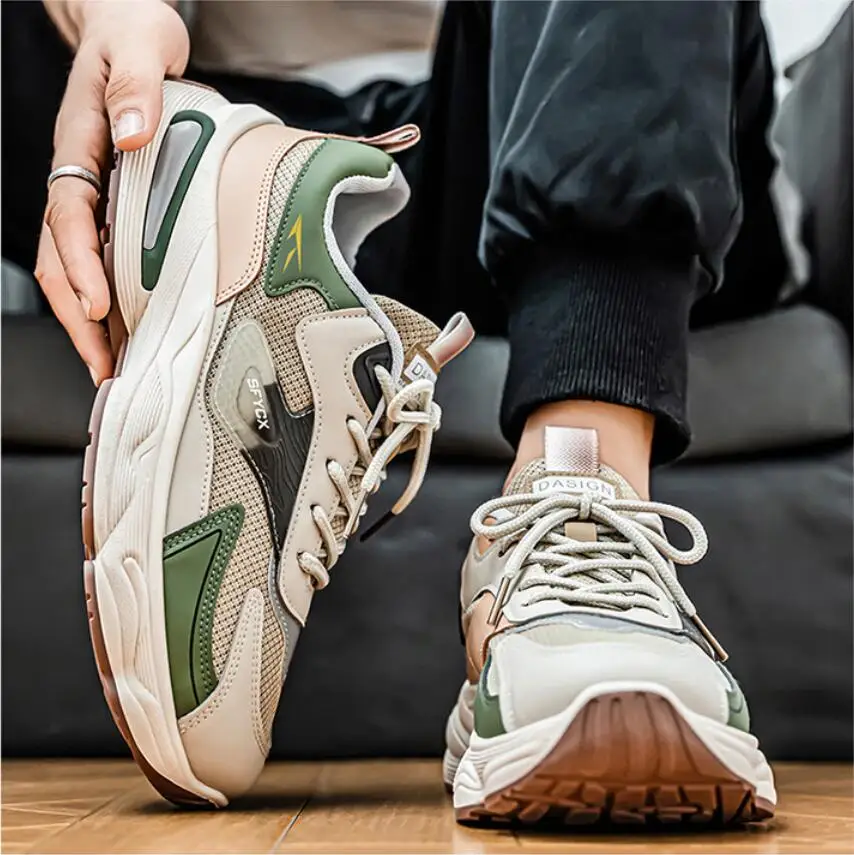 Lightweight Men's Casual Trainers Breathable Spring Summer Shoes_voghion.com