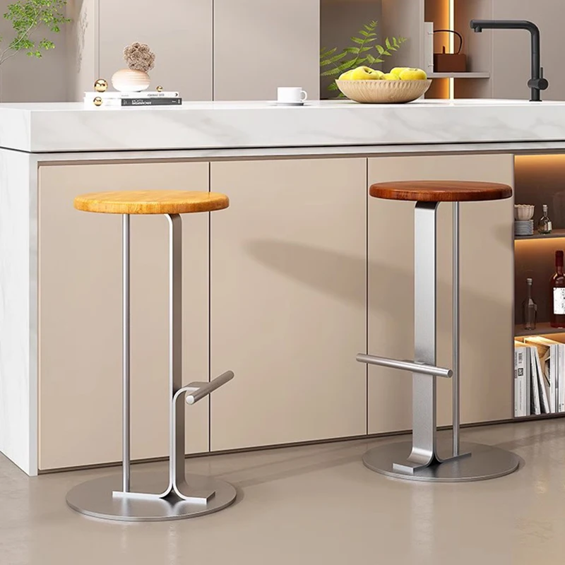 Silla De Bar De estilo nórdico Para cocina, Mueble De diseño De lujo Para decoración del hogar, mostrador europeo moderno