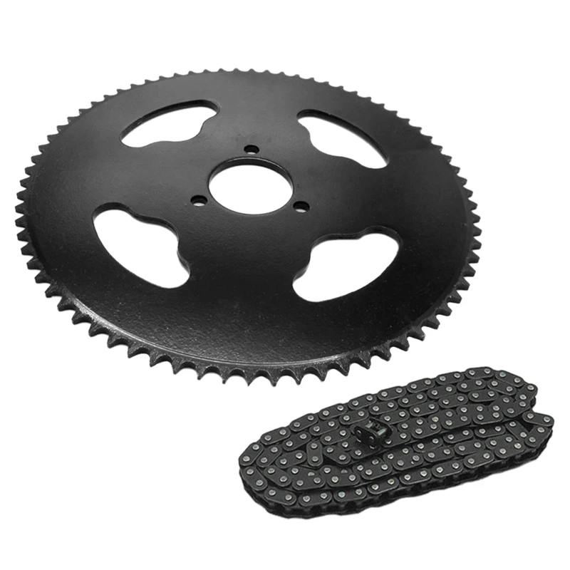 T8F-74T-35MM Motorcycle Rear Sprocket Gear Chain Crankset For Motorcycle ATV Quad Dirt Pit Pocket Bike 47Cc 49Cc