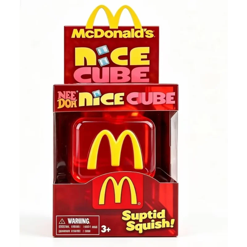 Schylling Needoh Nice Cube Sensorisches Fidget-Spielzeug Stressabbau Quetschbarer Würfel Anti-Angst Konzentrationsspielzeug für Erwachsene ADHS Autismus