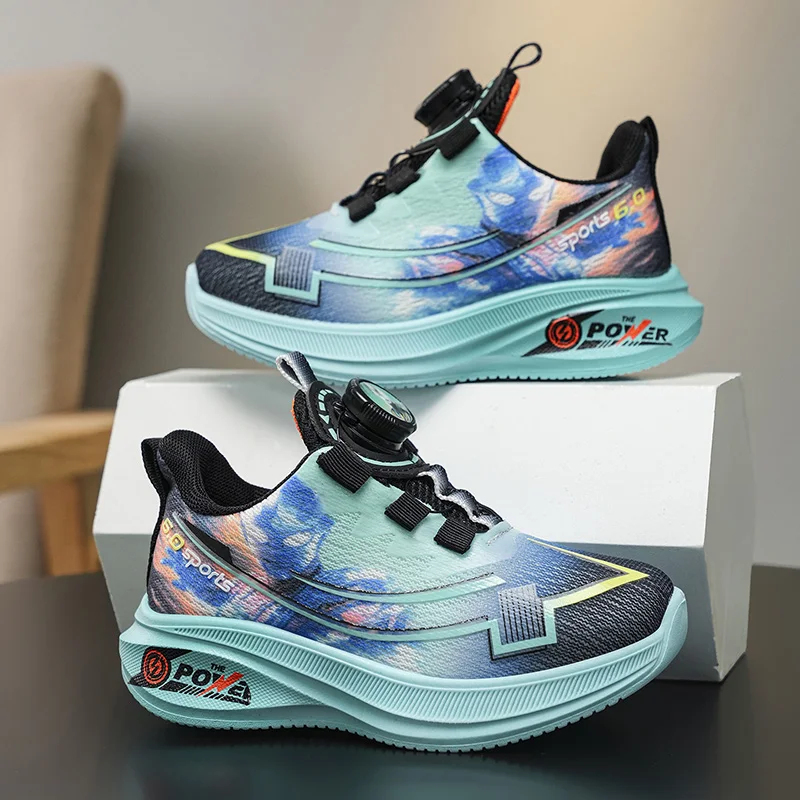 

Spring and Autumn Anti Slip Childrens Sports Shoes Lightweight Rebound Wear Resistant Running Shoes Outdoor Travel Casual Shoes
