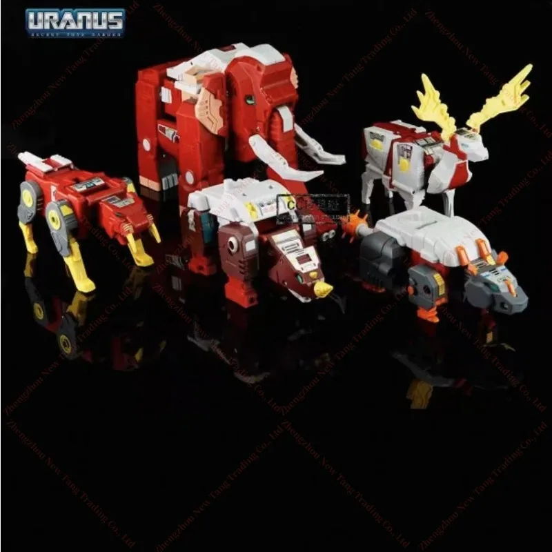 【ในสต็อก】ของเล่นแปลงร่าง Fansproject FPJ ดาวยูเรนัส Dinoking 6in1 Action Figure มือถือตุ๊กตาของเล่นของขวัญคอลเลกชัน