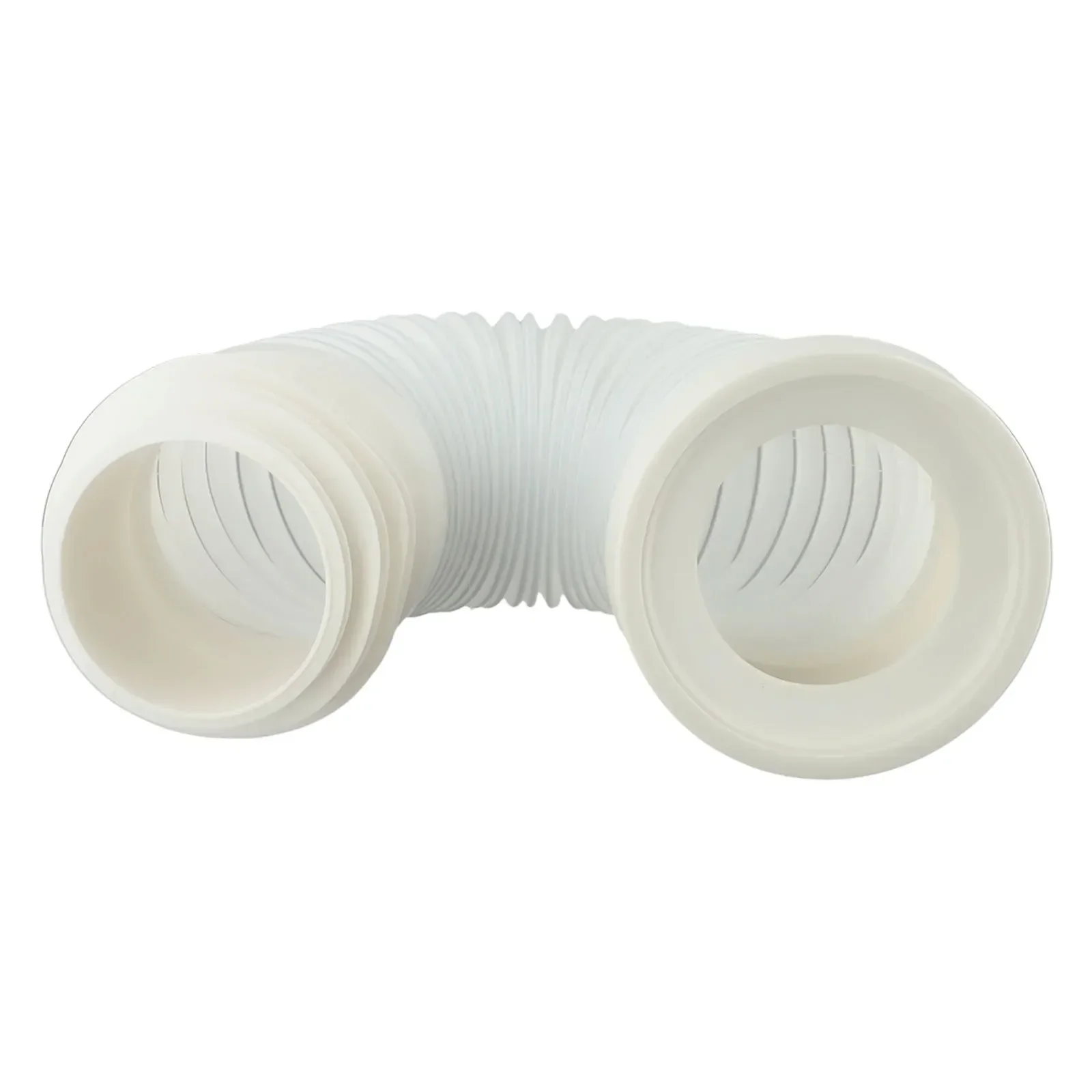 Białe złącze PVC Elastyczne złącze do toalety Elastyczne odpady toaletowe Długie 250 mm-500 mm Rura glebiowa Elastyczne części łazienkowe