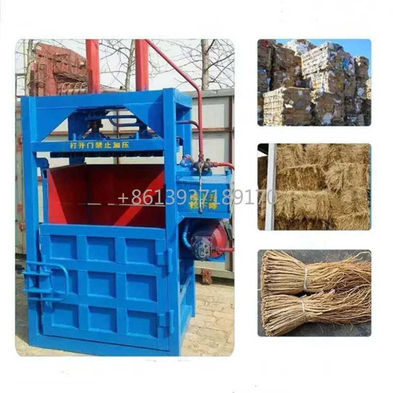Pressa per carta esaurita con pressa idraulica verticale in alluminio utilizzata per la compressa di cartone di abbigliamento