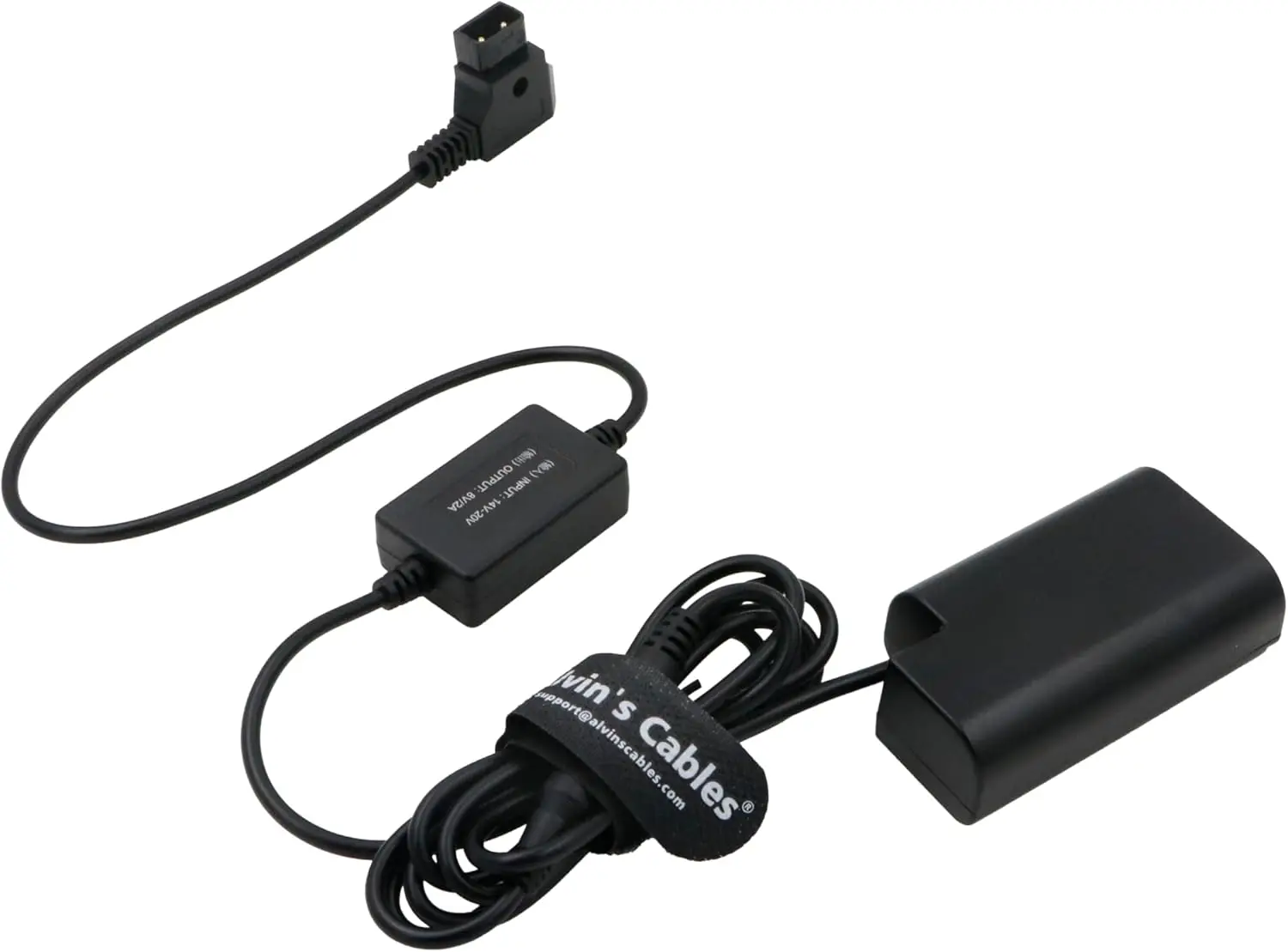 Alvin’s Cables DMW-DCC16 DMW-BLJ31 Dummy Battery to D-tap DC Coupler Power Cable for Panasonic Lumix S1 S1M S1R S1RM S1H Mirrorl