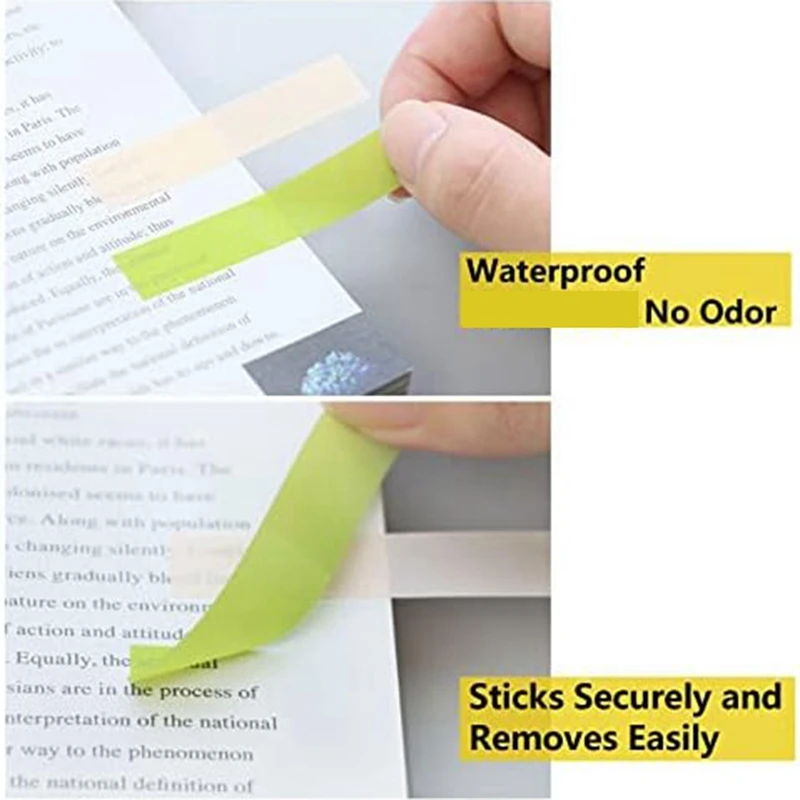 Books Tabs For Annotating,Sticky Tabs Clear Sticky Notes, Morandi Page Markers For Notebooks